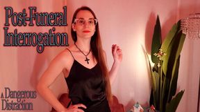 Post-Funeral Interrogation - A Dangerous Distraction by Obey Lady Ashley, Sensual Domination Satin (4K)