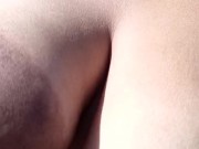 Flashing my big tits in public next to public golf course