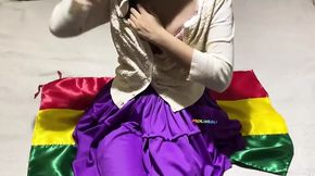 18-year-old Bolivian Cholita Loses Virginity in Real Amateur Homemade Casting