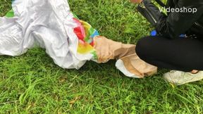 air mattress destruction