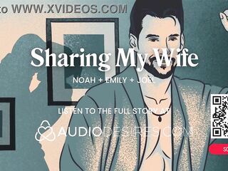 Hotwife Fucks Another Chap Whilst Husband Watches – Blow job-sex & Hunk+Boy+Female Threesome – ASMR Porn Erotic Audio Story