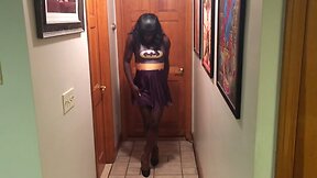 superhero  tranny batgirl part1