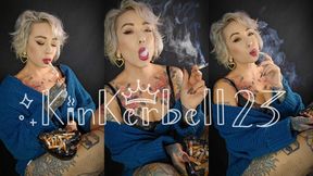 Classic smoking with overflowing ashtray - Kinkerbell23