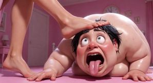 Fat Ugly Woman Degraded - Lick Beautiful Girl's