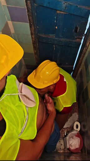 SEX IN THE BATHROOM OF A PUBLIC WORKPLACE