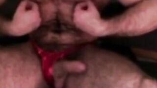 Hairy Big Dick Muscle & Dick play ( No cum )