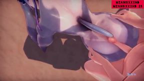 Getting Shark-lady Pregnant With My Big White Cock!