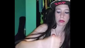 Sucking my Mans Cock!