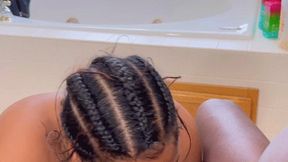 My Stepdad let me suck his big dick again!!!