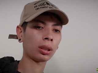 Asian Twink Breeds a Juicy Papaya Homemade Fleshlight Fuck