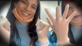 We've Figured You Out ft. Misty Addams 720p mp4 | Doctors Ditria and Misty are hard to console once they realize what you (POV) are truly after while being "sick"... pretty doctors with tightly gloved hands!