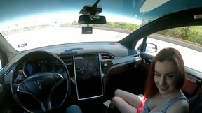 RANDOM TINDER GUY CAME IN ME IN A TESLA ON AUTOPILOT