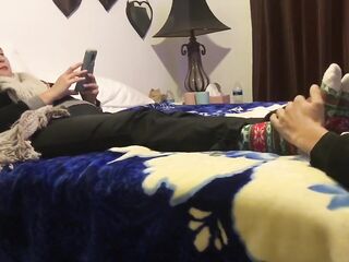 Can I massage your charming feet -foot fetish -sock fetish femdom