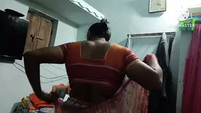 Telugu Andra aunty sorry wearing