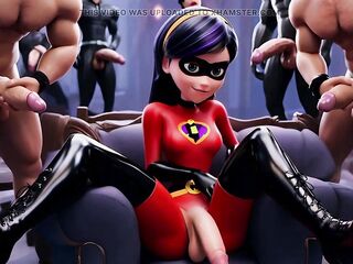 Superhero Ladyboy on a Dirty Mission – Stuffed with Weenies in Every Hole & Double Penetration