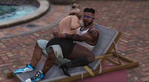 GTA 5 Franklin and Amanda - Caught Staring from the Balcony (Part 1)