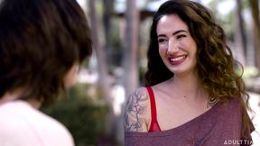 Modern-day Sins - Lesbians Arabelle Raphael and Casey Calver Seduce Ex BF for Cum Swapping 3-way