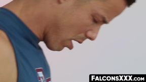 FalconsXXX.com - Muscular Skyy Knox gets anal fucked and rimmed by Joaquim Cruze