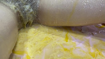 30 Egg sploshing, orgasm, shower and more (WAM, Wet and Messy)
