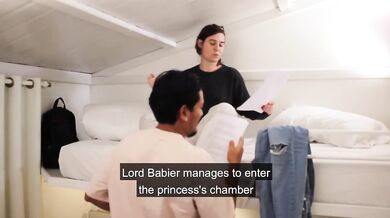 Roommate ruins me with Shakespeare moans till I choke
