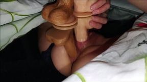 Squirting Sluts Ripped Apart by Dual Dildo Devastation on Mirrored Flesh