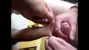 Amateur Adult Video: Frot with Cum in Foreskin