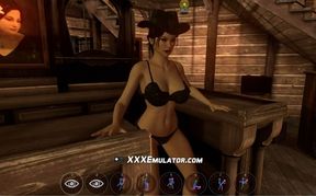 Sexy Cowboy Woman 3D Animation Porn