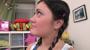 Aiza loved sticking black meat up her ass