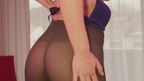 pantyhose, soft touches, and pleasure!