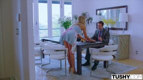 Tushy Riley Loves Her Husband but Loves Gaping More