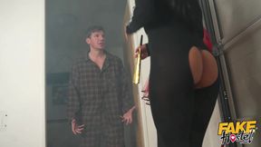 Noisy party girls TREAT a guest to a Threesome