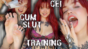 Your Cum Slut Training Starts NOW!- CEI- Ginger Rae