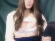 男の娘オナニー Japanese crossdresser teasing