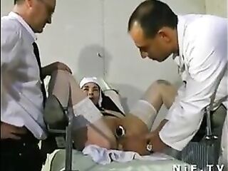 French nun banged and facialized with weird ass-rammingions