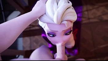 Elsa gets her throat fucked hard ( Animation by Fire Box Studio )