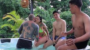 I meet a very horny tattooed girl and we end up fucking wildly - FELIPE SKULL