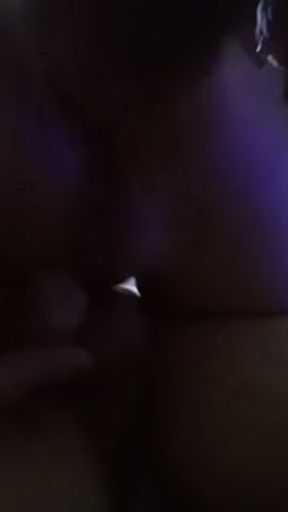 Husband lies with a sluggish dick while his wife's anal is fucked by his friend