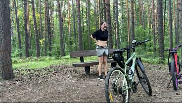 A bike ride in the park ended with anal creampie. That&rsquo_s how we celebrated her birthday.