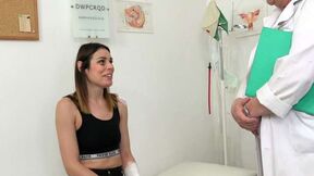 Blonde bitch gets screwed by her Gynecologist