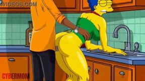 Married Housewife Fucked Anal In The Kitchen  Cartoon Cuckold