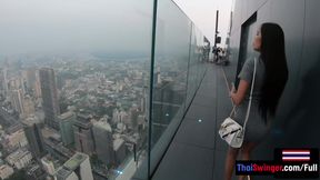 Bubble butt Asian GF day out and fucking BF once back home