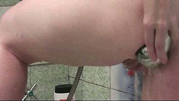 Sexy Milf takes bath masturbates wet pussy in bathroom uses shower as vibrator has strong wet orgasm. Solo beautiful brunette MILF Fingering Handjob Shower Cunt masturbation Natural tits Ass Wet Pussy