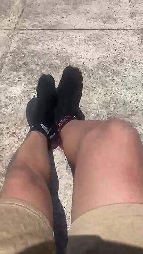 Walking Through the Castle of Cartagena and I Take off My Shoes to Rest so That You Can Worship My Feet