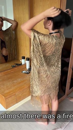 Married MILF Fucks Resort Worker While Husband Is Away - Vacation Cheating!