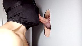 Muscled Guy One More Day At Gloryhole Looking For An Expert Mouth To Drain His Balls