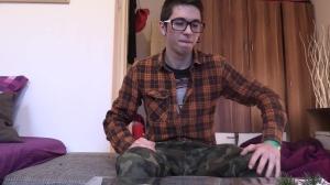 young college hipster student fucked for money