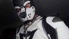 Two Leather Top Fucking Locked House Slave
