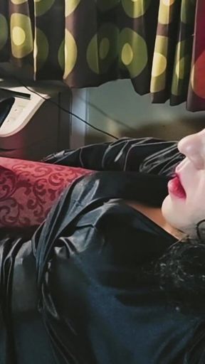 Crossdresser and Wife Quinn Smoke and Suck Cock