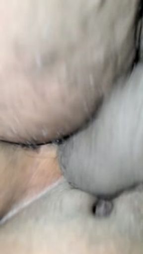 Longest fuck big clit BBW ASMR creams on BHM dick, doggy style and creampi