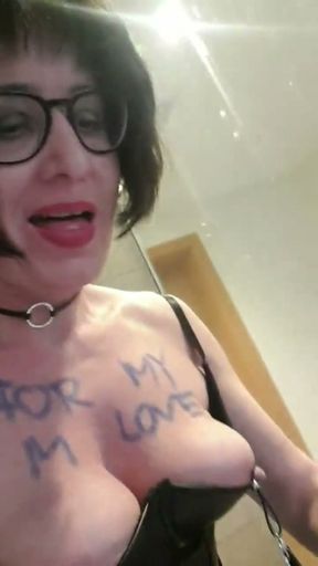 Squirt in a row and shower   Clip 3
